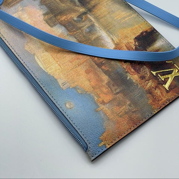 Louis Vuitton x Jeff Koons Masters Neverfull Turner Pochette Clutch Wristlet - Picture 3 of 15